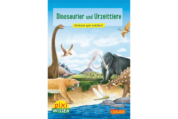 Gewinnspiwl Buch Pixi Wissen Dino und Urzeittiere Kitz Familie Muenchen Familienmagazin