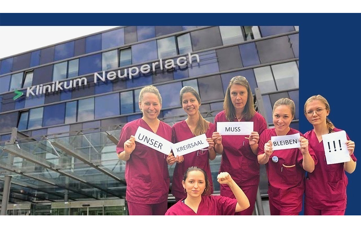 Petition fuer Kreißsaal in Neuperlach Baby Klinik Hebamme Kitz Familie Muenchen Familienmagazin