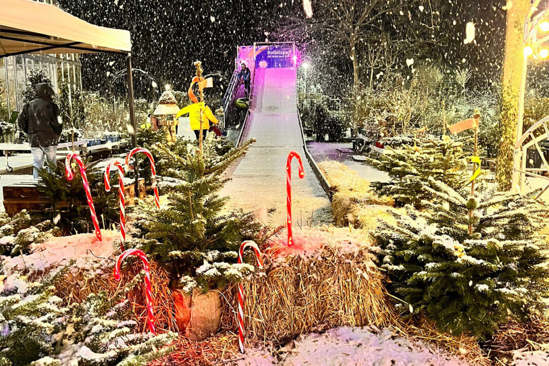 Winter Erlebnisdorf bei Pflanzen Kölle KITZ Magazin München