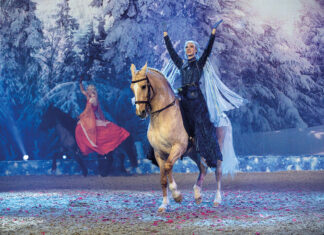 Gewinnspiel – KITZ verlost Karten für „Cavalluna WinterWünscheLand“ eine Fee reitet auf einem Pferd