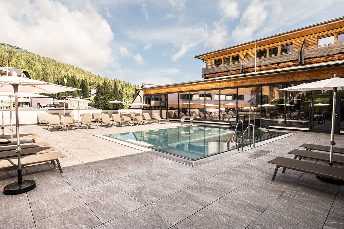 Pool den Hotel Falkentsteiner Sonnenalpe